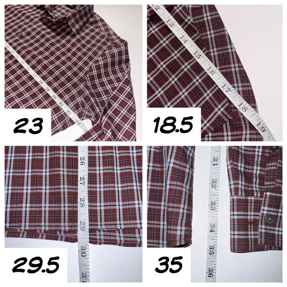 THEORY Sz L Men's Sylvain Thebes Plaid Casual Button Down Shirt - Picture 6 of 6